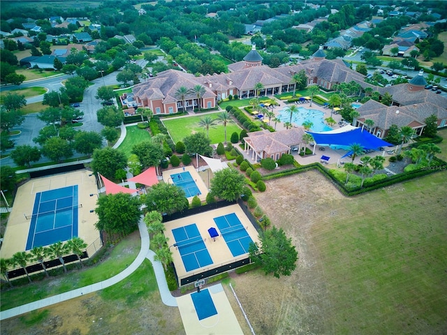 bird's eye view featuring a residential view