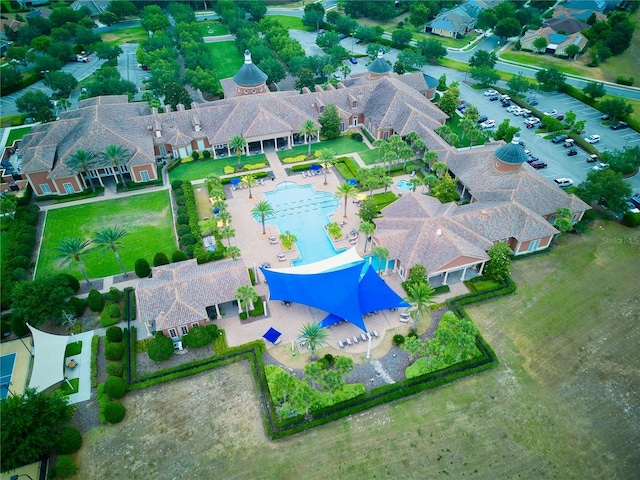 bird's eye view featuring a residential view