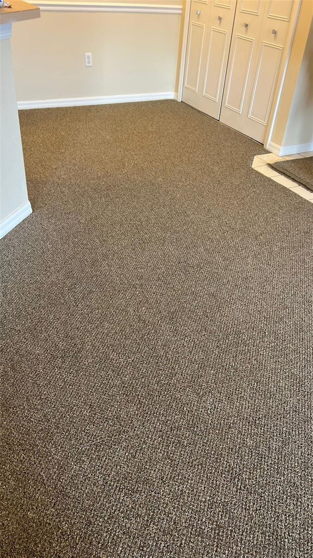 interior details featuring carpet floors