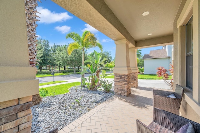 view of patio