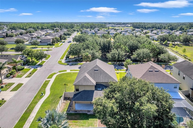 birds eye view of property featuring a residential view