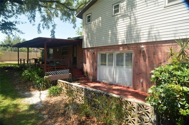 view of rear view of house