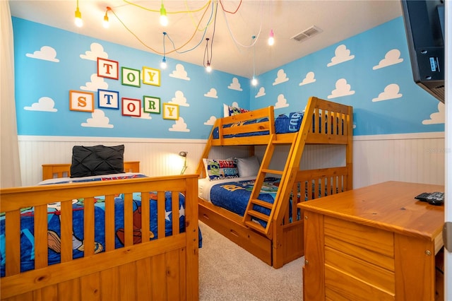 bedroom featuring carpet floors