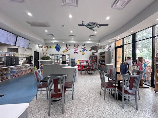 view of dining area