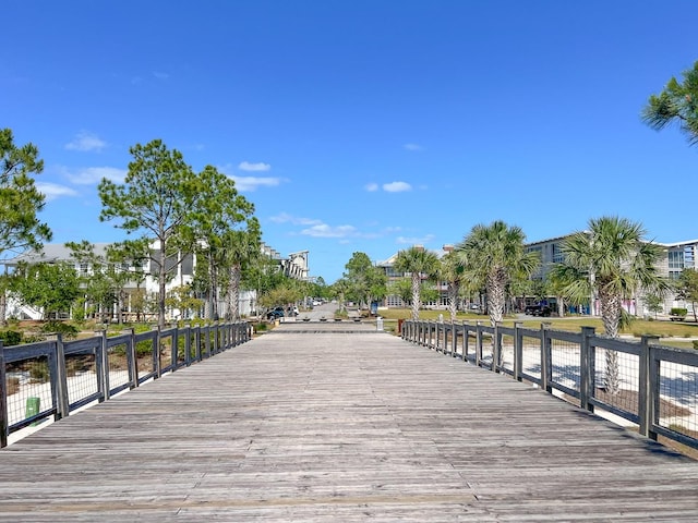 view of dock