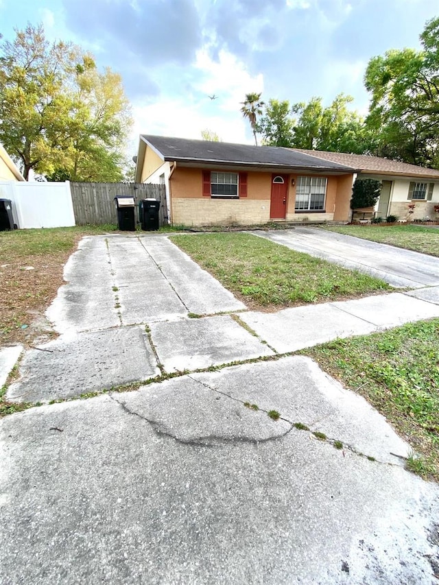 view of ranch-style home