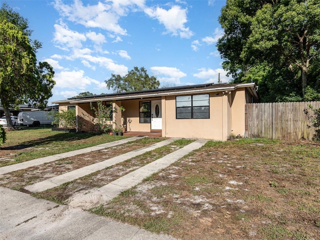 view of front of home