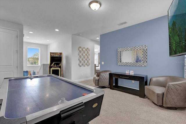 playroom with carpet flooring