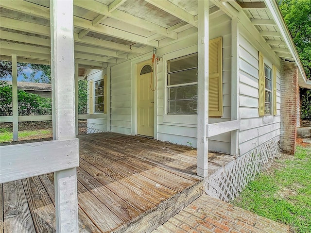 view of deck