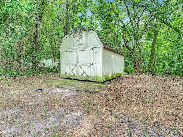 view of outdoor structure