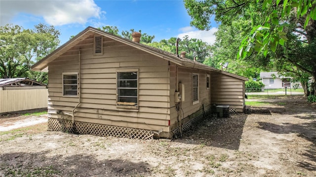 view of property exterior