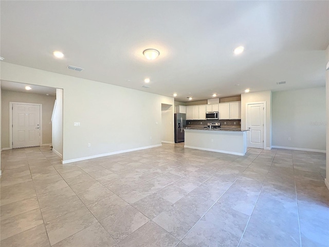 view of unfurnished living room