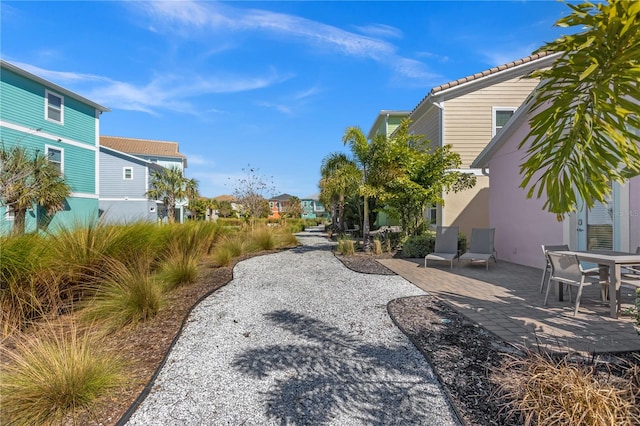 view of yard with a patio