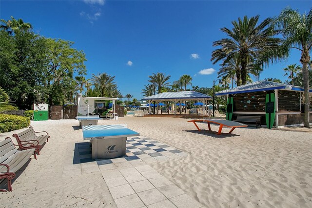 view of home's community with a gazebo