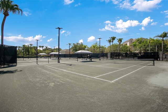 view of sport court