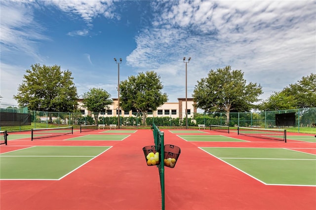 view of sport court