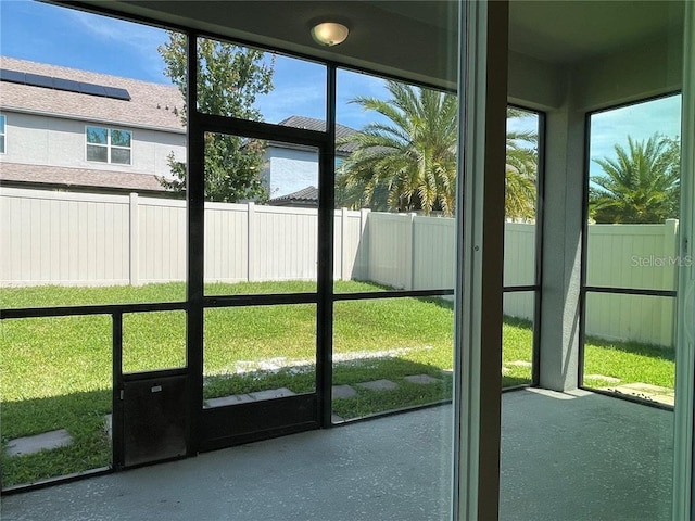 entryway featuring a healthy amount of sunlight