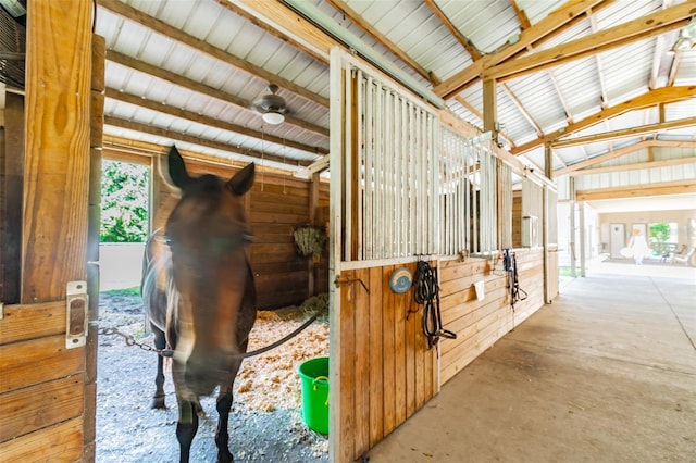 view of stable