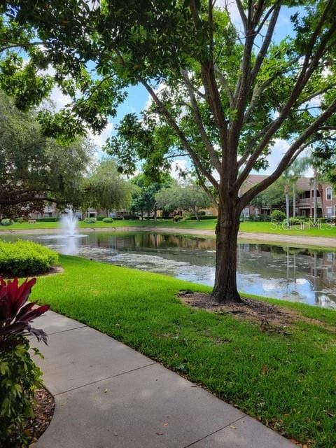 view of property view of water