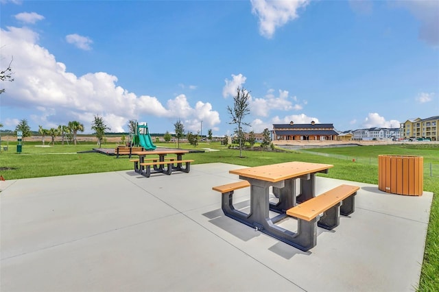 5115 Lake Hamlin Trl, Winter Garden, FL 34787 - view of terrace with a playground