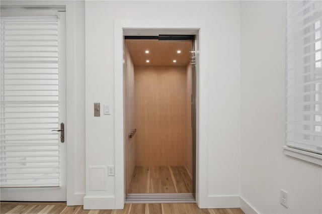 room details with hardwood / wood-style floors