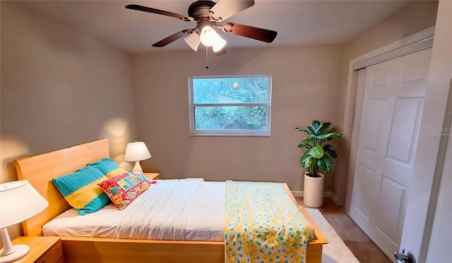 1030 Gregory Dr, Maitland, FL 32751 - bedroom featuring ceiling fan and baseboards