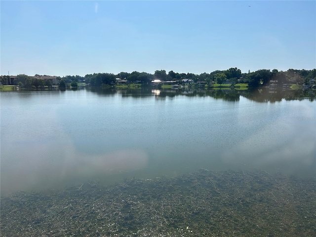 view of water feature