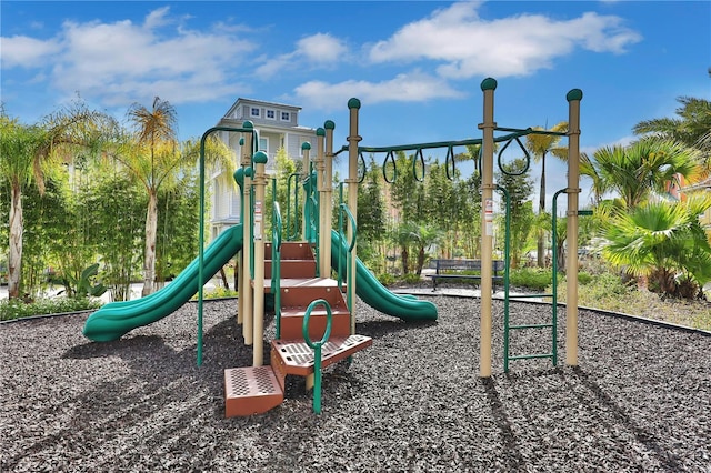 view of play area