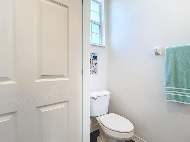 bathroom with toilet