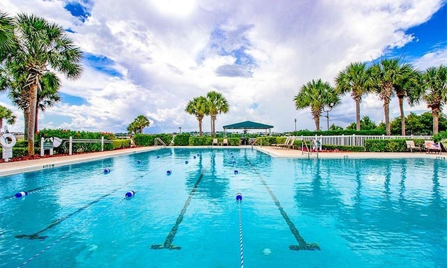 view of pool