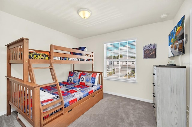 bedroom with carpet flooring