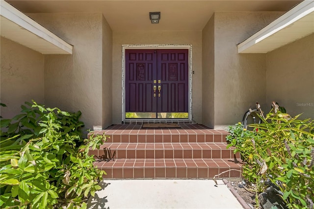 view of entrance to property