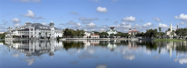 view of water feature