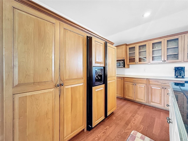 kitchen featuring light hardwood / wood-style flooring