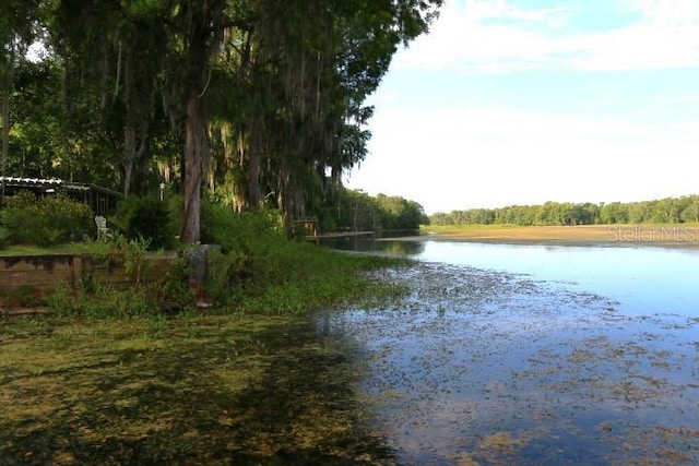 view of water feature