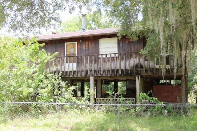 view of back of property