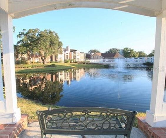 view of water feature