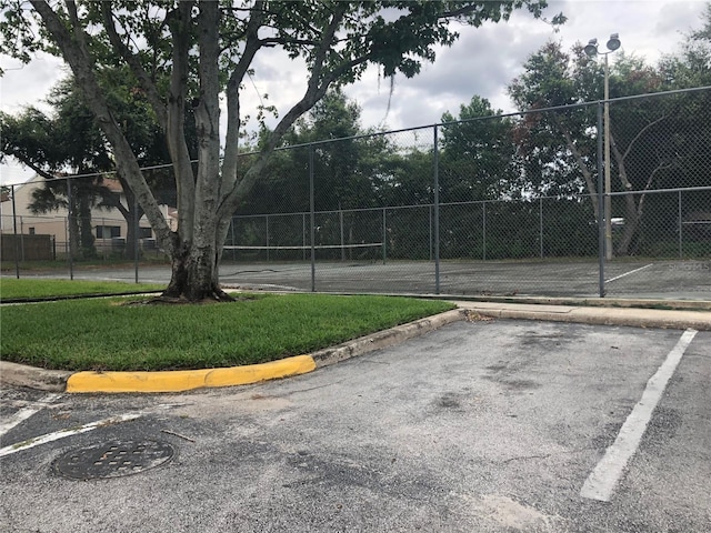 view of sport court