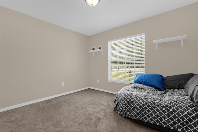 bedroom featuring carpet floors