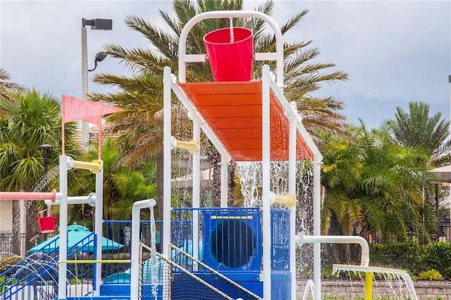 view of jungle gym