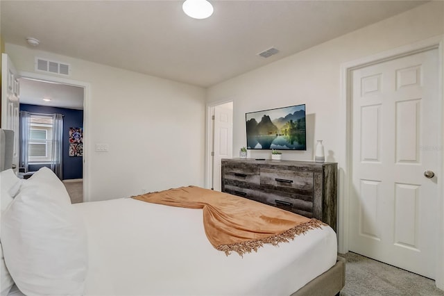 bedroom featuring carpet floors