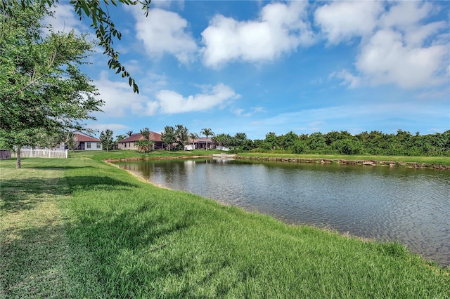 property view of water