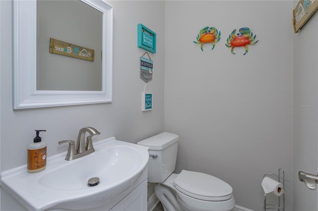 bathroom featuring a sink and toilet