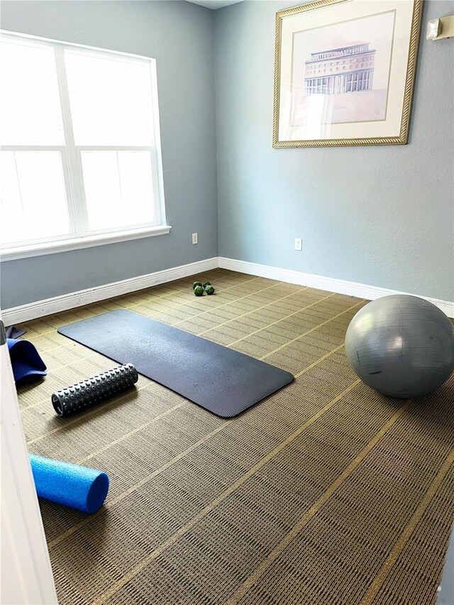 view of workout room