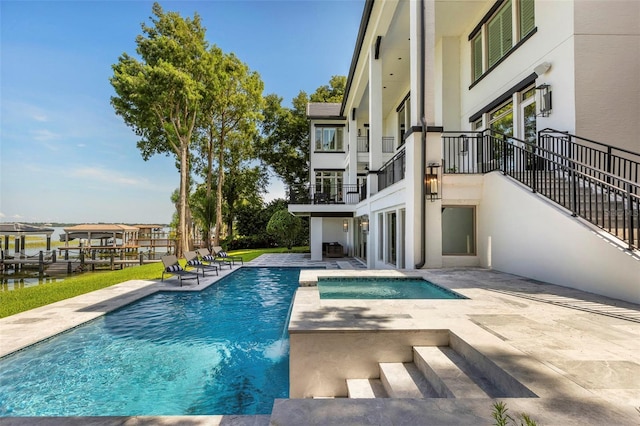 9832 Laurel Valley Dr, Windermere, FL 34786 - swimming pool with a patio area and an in-ground hot tub