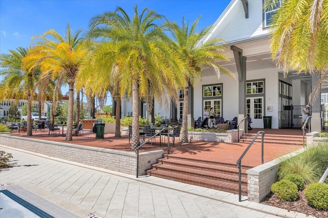 exterior space with a patio area