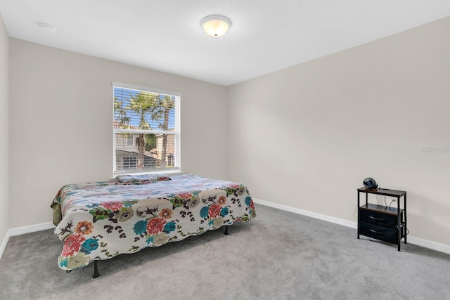 bedroom featuring carpet floors