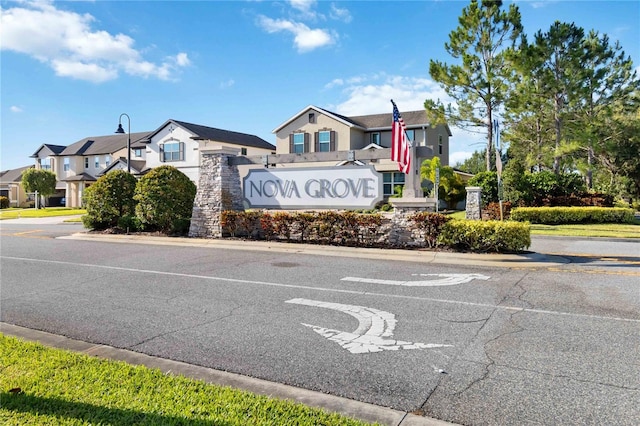 view of community / neighborhood sign