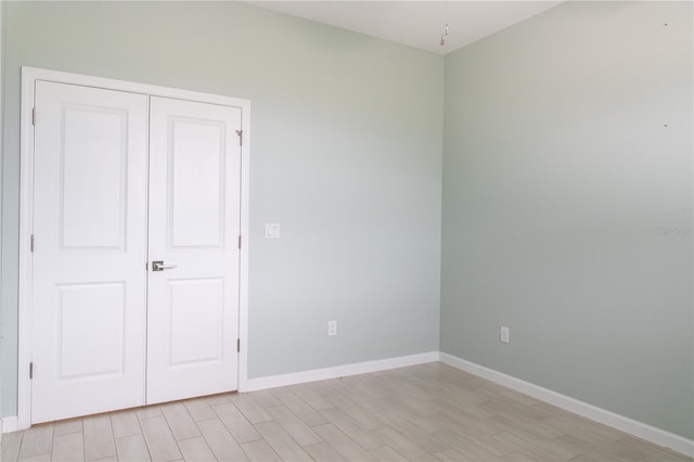 interior space with light wood-type flooring