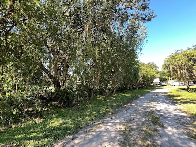 view of road